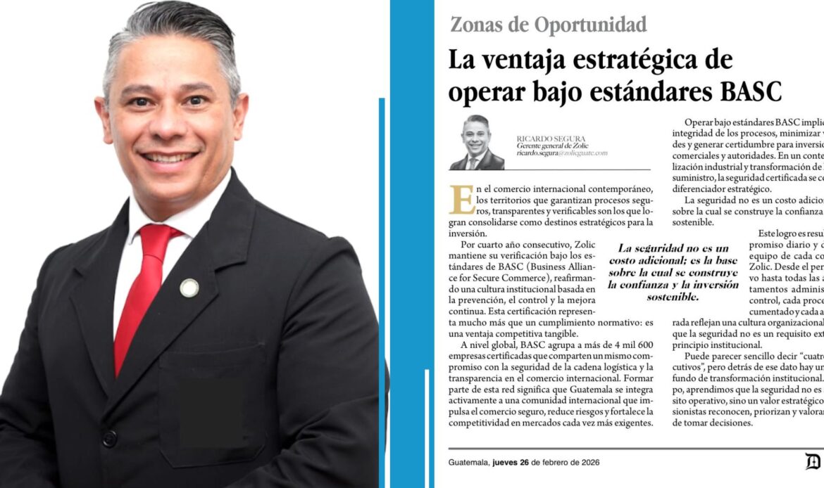 La Ventaja estratégica de operar bajo estándares BASC