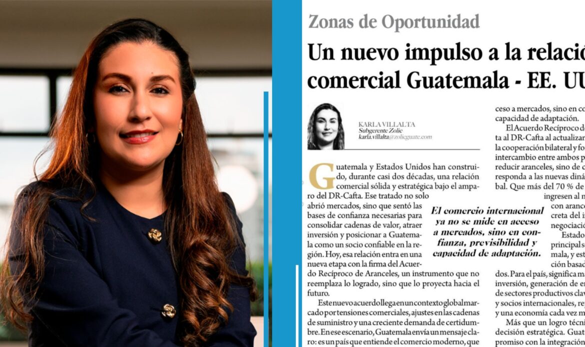 Un nuevo impulso a la relacion comercial Guatemala EEUU