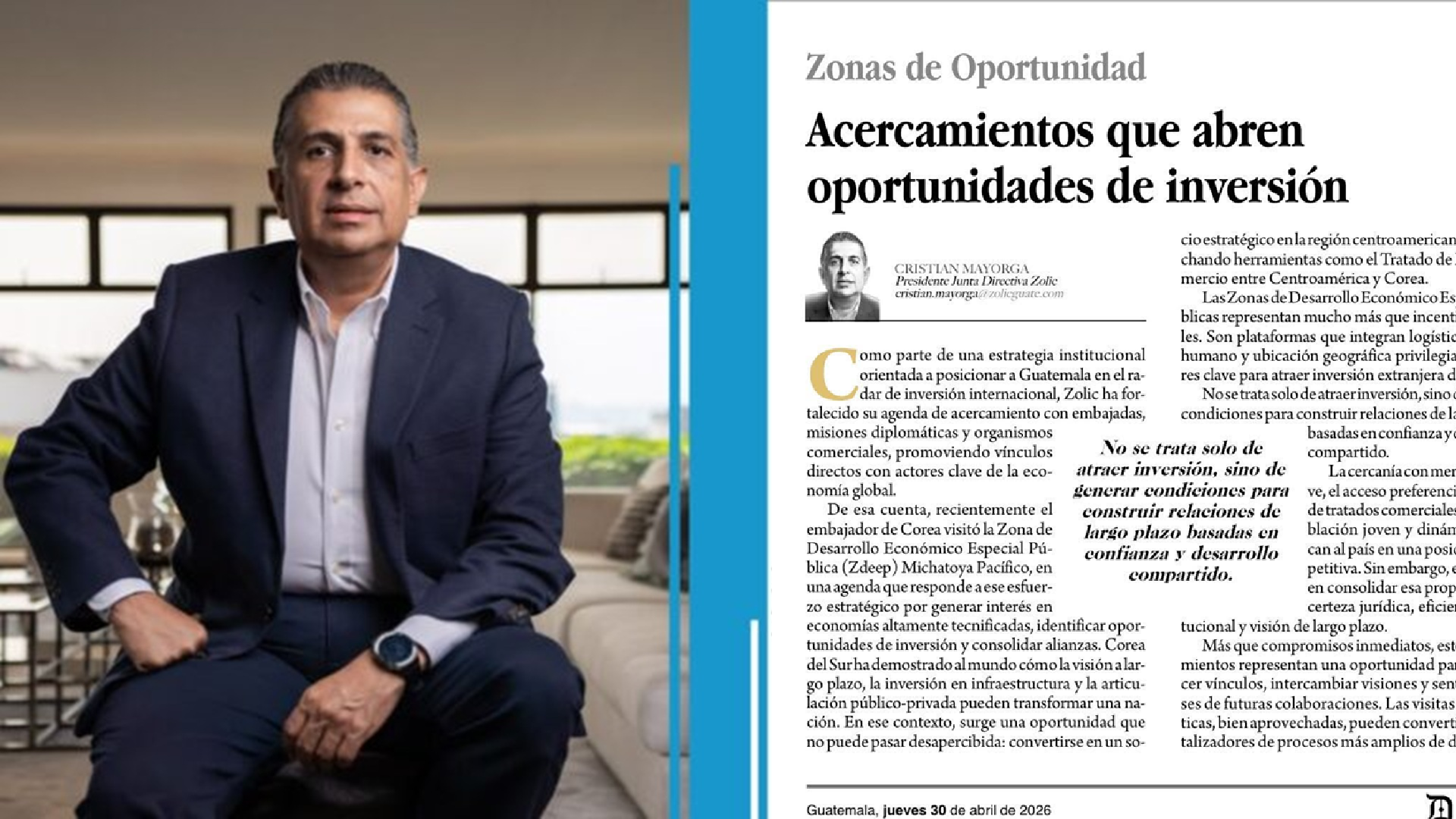 Zonas de Oportunidad Acercamientos que abren oportunidades