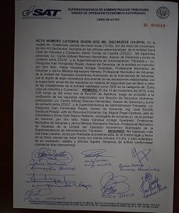 ZOLIC, de acuerdo al proceso de verificación y cumplimiento del Operador Económico Autorizado, continúa certificado bajo esos estándares