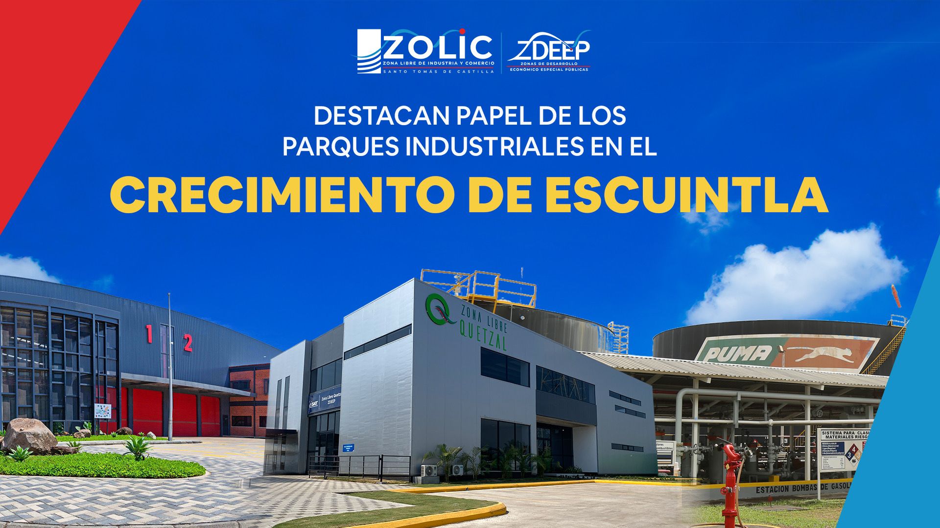 DESTACAN PAPEL DE LOS PARQUES INDUSTRIALES EN EL CRECIMIENTO DE ESCUINTLA